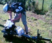 Ross having a panic moment thinking that he hasn't got any cakes left!