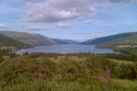 Stunning view over Loch Earn