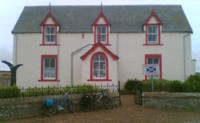 Nearly there... our last hostel at Canisbay near John O'Groats